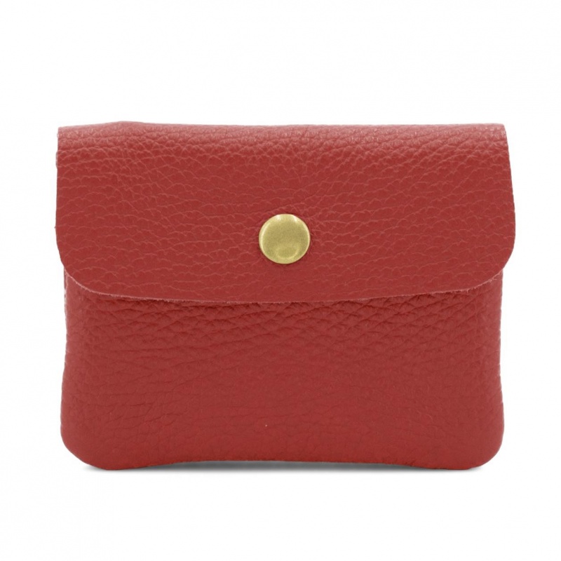 Leather Purse - Red